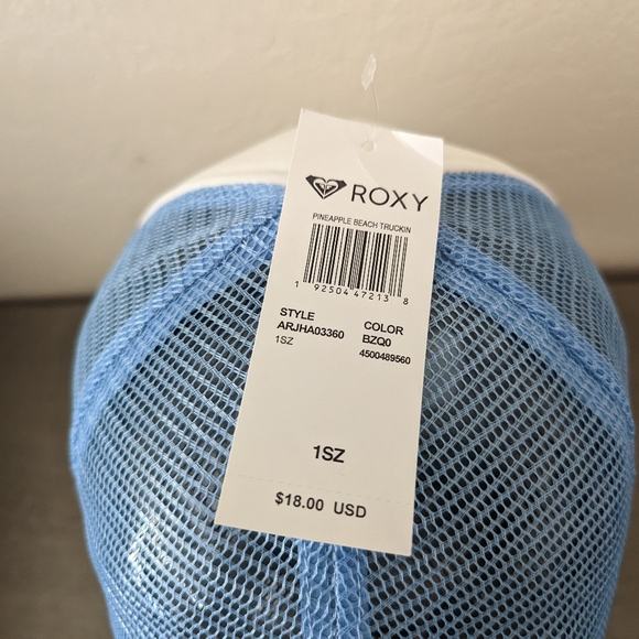 Roxy Pineapple 🍍 Beach Truckin Trucker Snapback - Picture 2 of 6